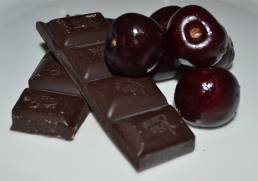 blackchocolate  and cherries